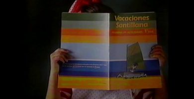 libro vacaciones santillana años 80